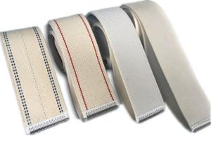 Quality White Woven Folding Cotton Belt / Folder Machine Belt 2mm Thickness wholesale