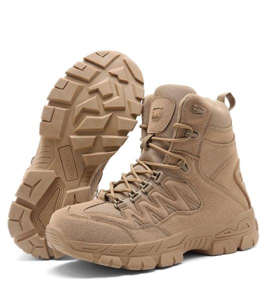 Outdoor Men's High-top Tactical Boots Mountaineering Hunting Boots Training High