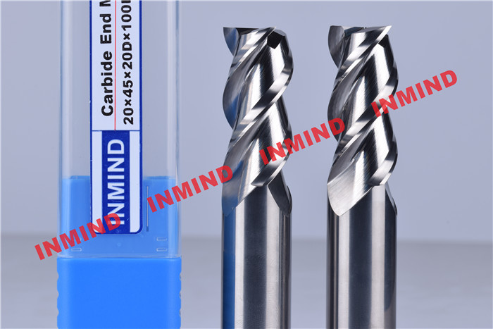 1-20mm Tungsten Carbide 2 Flute Square End Mill For Aluminium
