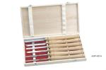 Round Punch Wood Lathe Tool Sets SGS Spinning Wood Carving For Woodworking