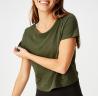 Buy cheap Loose Fit Women ODM XXL Blank T Shirts Wicking Cotton Spandex from wholesalers