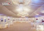 500 People Arabian High Peak Tent with White Roof for Outdoor Parties and