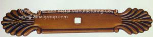 Quality L170mm*W28mm furniture onlays,Zinc alloy,antique copper,size &amp; finish can be OEM produce. wholesale