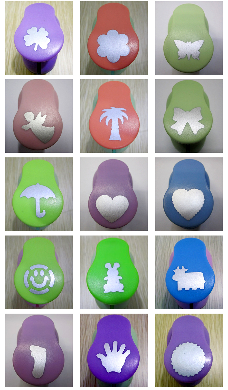 DIY Decorative Mini Eva Foam Embossing Device Hole Craft Paper Punch with Customized Logo