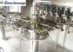 PET Bottle Fruit Juice Packaging Machine , Automatic Liquid Filling Machine