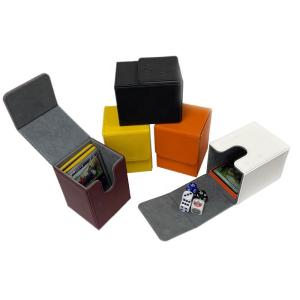 Quality PU Leather Card Deck Card Box - Deck Card Box With Customizable LOGO wholesale