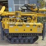 42KW Diesel Engine Small Crawler Mounted Water Well Drilling Rig Machine