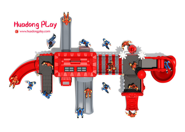 LLDPE Material Outdoor Play Equipment New Mordern Design Light Weight