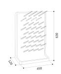 PP University Chemistry Laboratory Equipment Anti Corrosion Drying Rack