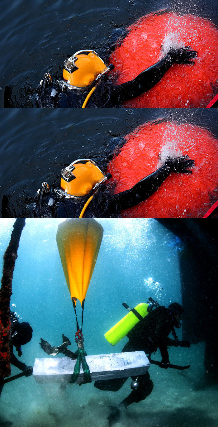 Customize Salvage Underwater Lift Bags Marine Buyancy Air Bag