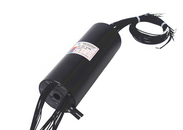 Industry Equipments Signal Slip Ring Multi Channels 65 Circuits Through Hole