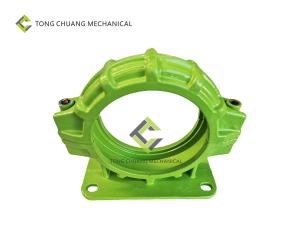Quality Type 125A Four Hole Concrete Pump Pipe Clamp With Seat 001693301A00041 wholesale