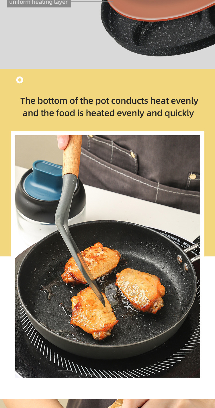 Multiple Styles Egg Frying Pan Four-cup Egg Pan Medical Stone Non-stick Frying Pan