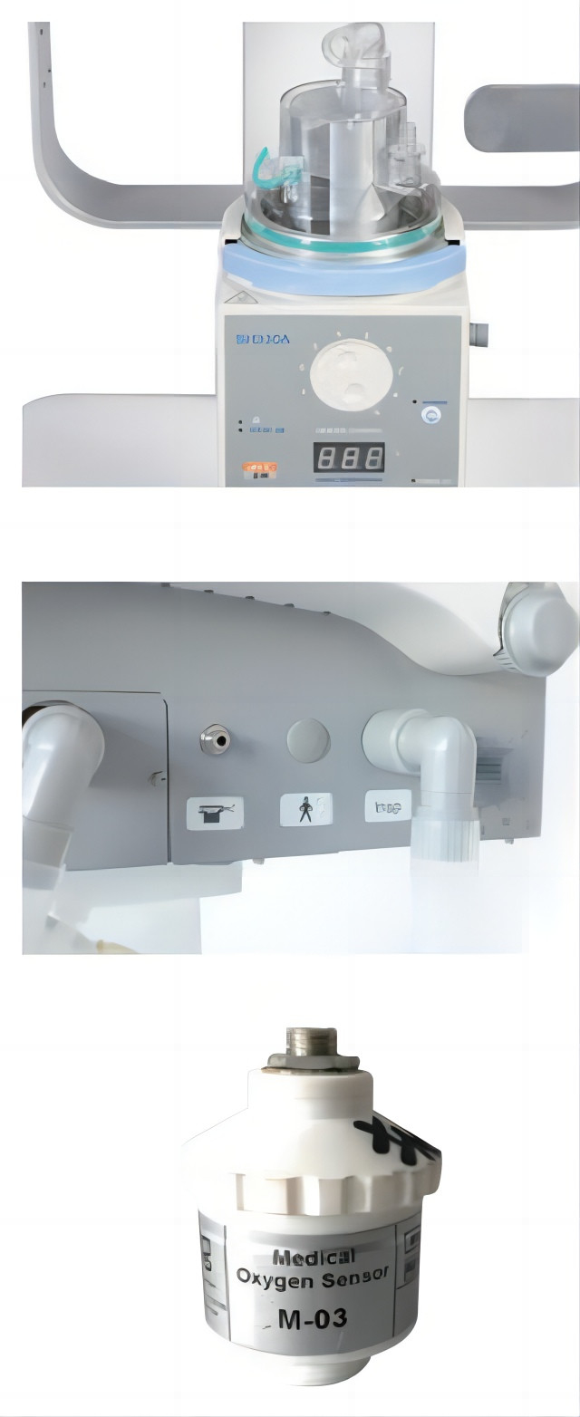 Emergency Department ICU Oxygen Machine Nurse Ventilator S1200