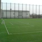Outdoor Fake Grass Football Field For 11 People Standard Game Stadium