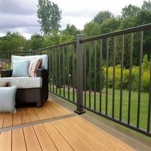Quality 3 Rails Powder Coated Aluminium Slat Fencing Good Sale wholesale