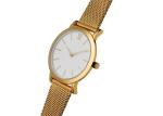 30 Atm Slim Stainless Steel Waterproof Watch With Milanese Bracelet