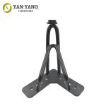 Black Color Metal Furniture Legs And Feet With Strong Load Capacity