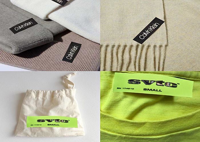 Sew On Custom Brand Logo Silicone Clothing Labels Washable 3D Printed