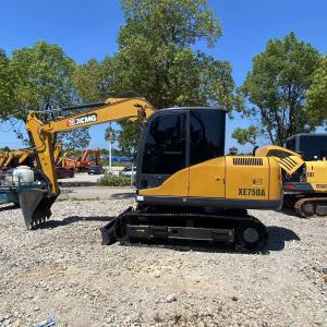 Quality 7t Crawler XCMG Excavator XE75DA 0.3m³ Bucket V2607-DI-TE3B Engine wholesale