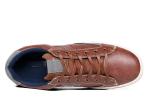 Leather Stitching Mens Lace Up Sneakers Casual Mens Slip On Oxford Shoes For