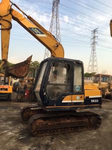 Quality Original Color 0.3m³ Kobelco Sk03 Excavator , Used Kobelco 7 Ton Excavator wholesale