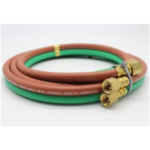Quality Superior Grade T 1/4'' ID X 25ft Rubber Welding Twin Hose For Fuel Gas wholesale
