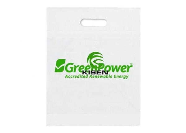 Low Density PE Plastic Bag Heat Seal For Shopping Carry / Packaging Plain Die