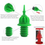 Christmas Creative Silicone Wine Bottle Stopper , Bordeaux Dome Shape Silicone