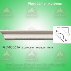Quality Green durable PU plain ceiling crown moulding wholesale