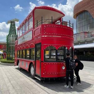 Quality Double Floor Food Truck Trailer Red Concession Food Trailer wholesale