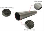 Professional Johnson Wedge Wire Screens , Water Well Screens Stainless Steel