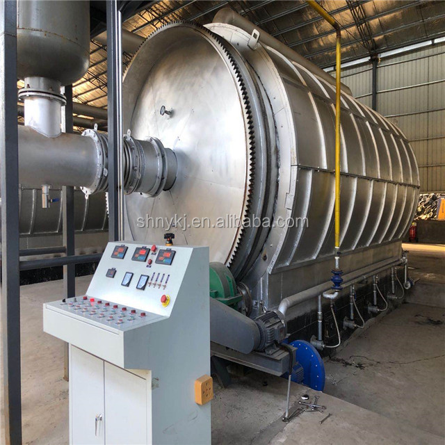 Water Cooling System Pyrolysis Oil Tire Recycling Machine with High Oil Yield