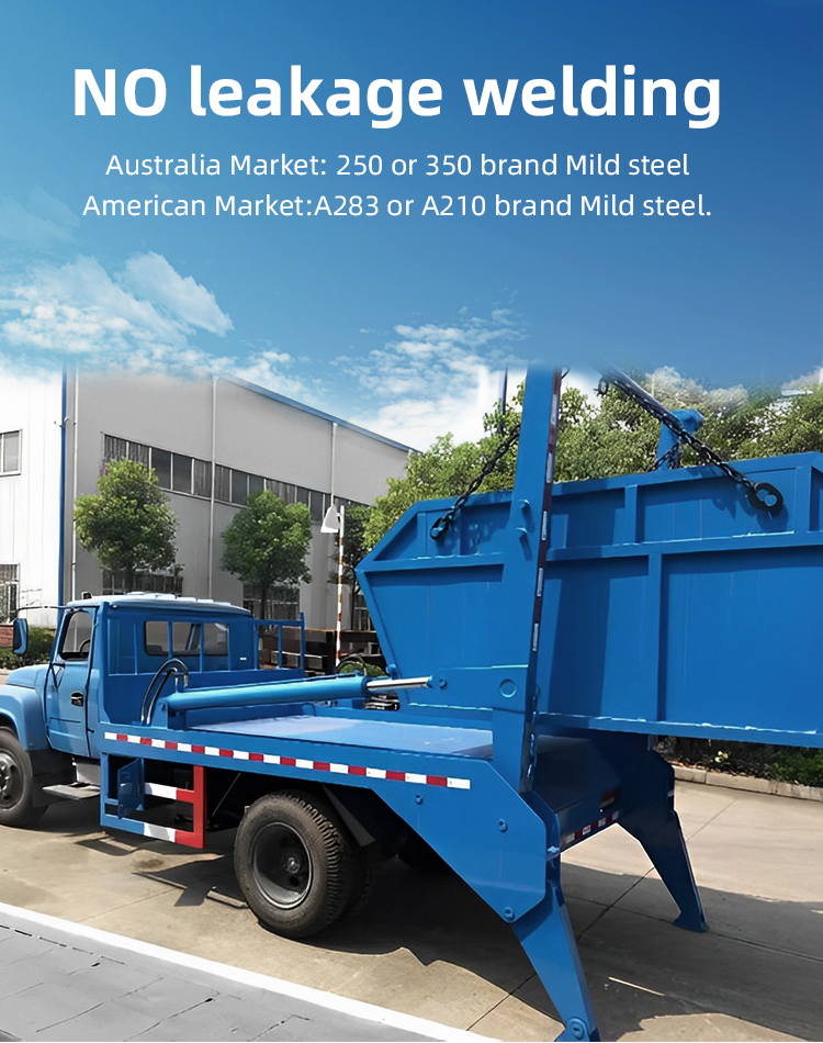 OEM Heavy Duty Steel Self Dumping Hoppers With Bumper Release Forklift