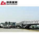 Online Guidance Steel Truss Bridge Light Weight Steel Cable Bridge
