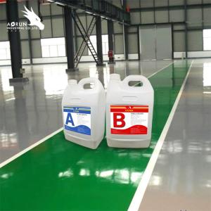 Quality VOC Free Eco Friendly Epoxy Resin Coating Concrete Garage Floor Painting wholesale