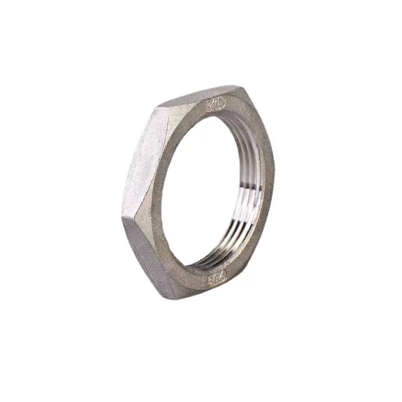 Natural Finish Stainless Steel Hex Jam Nut 5/8-18 Thin Nut for Standard Size in Imperial Measurement System