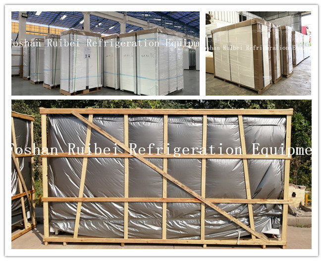 Vertical refrigerated display case/upright open chiller/ supermarket cooler