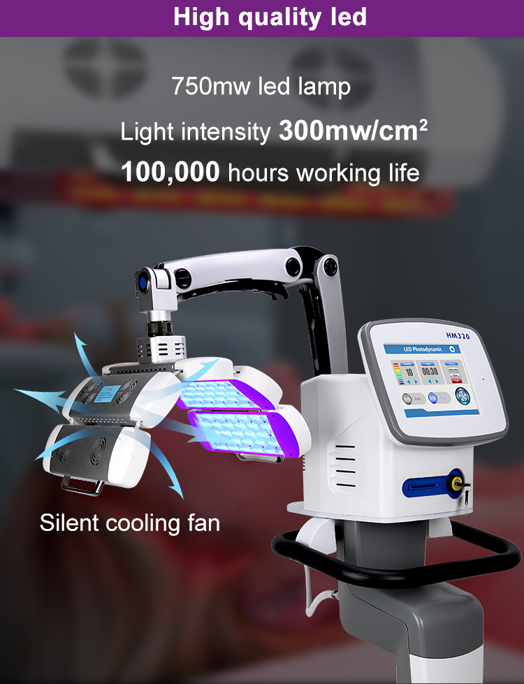 Customize Skin Rejuvenation Pdt Photodynamic Led Light Therapy Machine