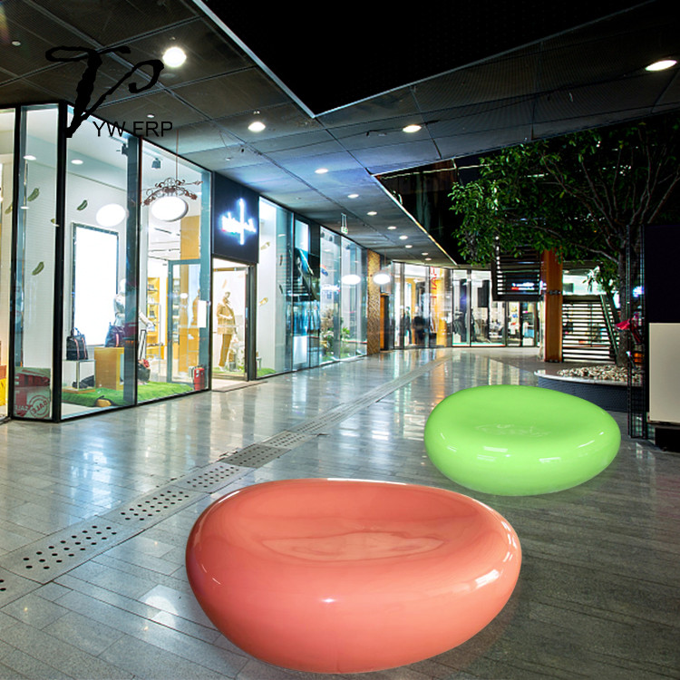 Lightweight Fiberglass Table Chairs For Shopping Mall Gardening Fiberglass Furniture