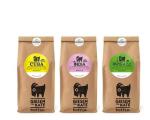 Eco Friendly Customized Logo Promotional Stand Up Kraft Paper Bag for Coffee/Tea