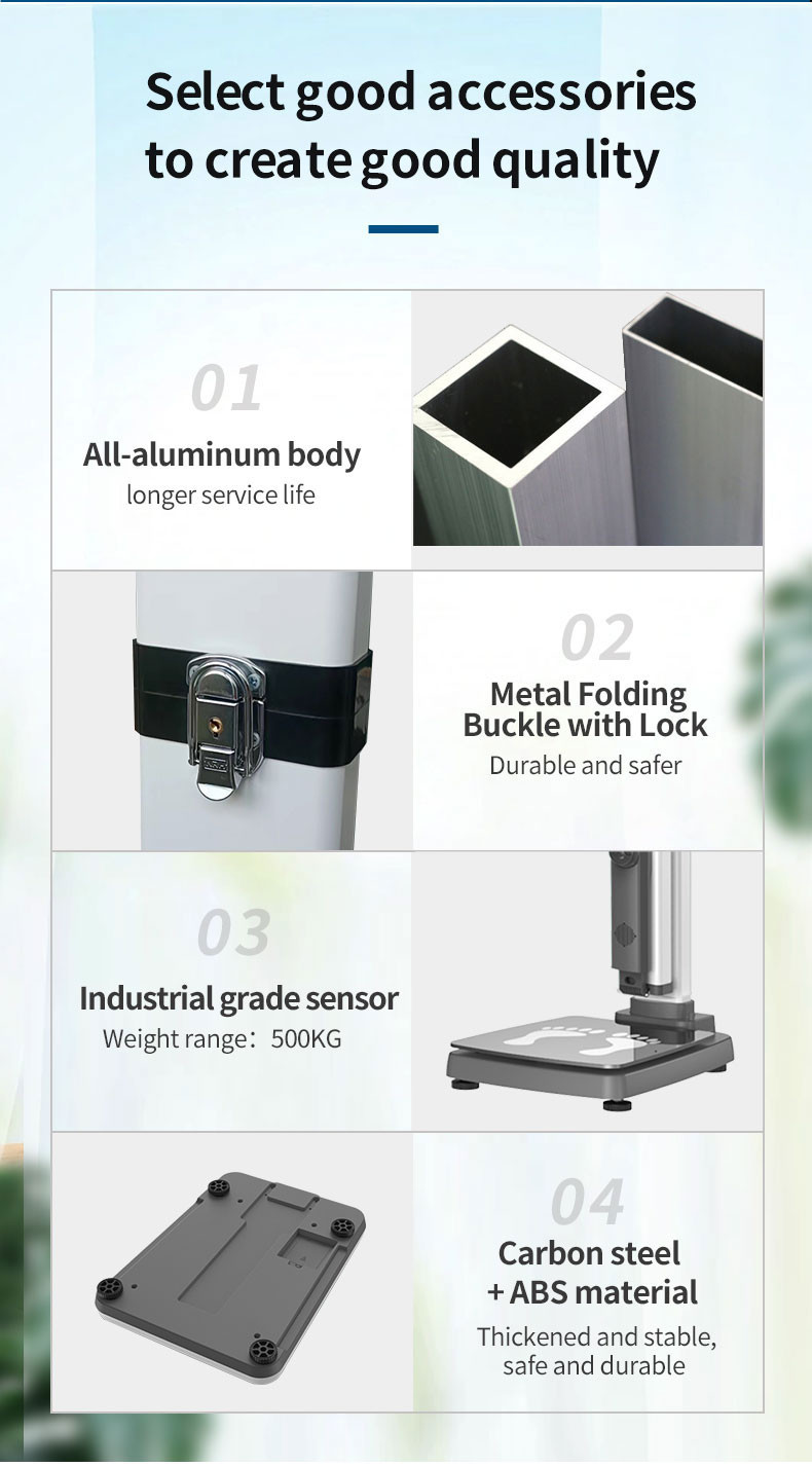 Gym Height and Weight Weighing Scale Body Mass Index Scales Electronic Weight Height Balance with BMI Function
