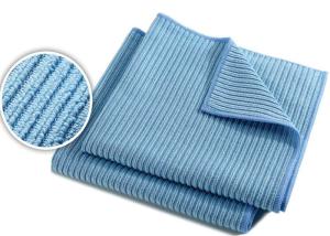 Quality Blue Microfiber Cleaning Towels Superpol Structure Car Cleaning Cloth wholesale