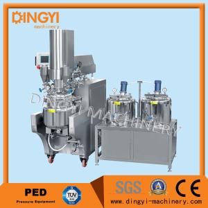 Quality 316L 380V Vacuum Emulsifying Mixer , Cosmetic Cream Making Machine 220V/380V wholesale