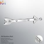 38x8MM SS Sideways Arrow Pendant Custom Engraving Charms
