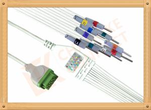 Quality GE Marquette Ecg Monitor ecg lead cable One Piece Needle AHA wholesale