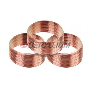 Quality CW102C Beryllium Copper Wires 1/4 Hard ASTM B197 QQ C 530 EN 12166 wholesale