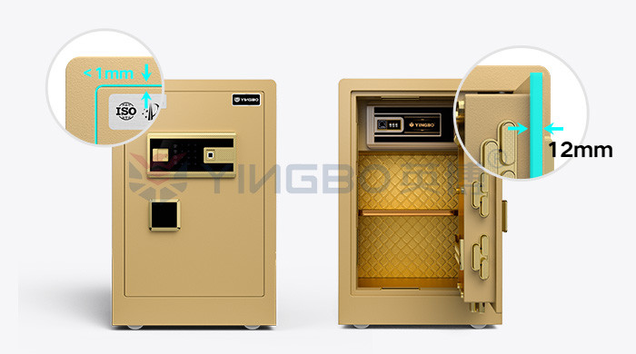 Patented Bolts Luxury Safe Box Fingerprint Lock YB/RS-60