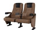 High Strength Plastic Cover Commercial Theater Seating Love Seat Version Arms