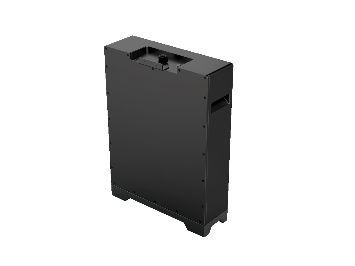 50AH Nominal Capacity 48V LiFePO4 Lithium Battery Black adjustable 50A Max Charge Current